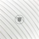 Picture of ROUND PVC CABLE 2X0,75 COV. POLYESTER WHITE 490