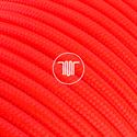 Picture of ROUND PVC CABLE 2X0,75 COV. POLYESTER FLUO ORANGE 2349