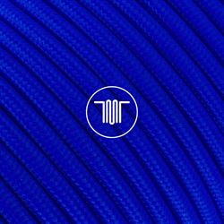 Picture of ROUND PVC CABLE 3X0,75 COV. POLYESTER BLUE 694R
