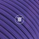 Picture of ROUND PVC CABLE 2X0,75 COV. POLYESTER PURPLE 344