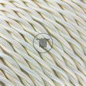 Picture of TWISTED CABLE 2X0,75 COV. RAYON IVORY 606