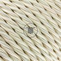 Picture of TWISTED CABLE 3X0,75 COV. RAYON IVORY 606