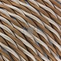 Picture of TWISTED CABLE 2X0,75 COV. RAYON HAVANA 669/WALNUT 660
