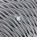 Picture of TWISTED CABLE 2X0,75 COV. RAYON SILVER 014