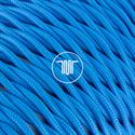 Picture of TWISTED CABLE 2X0,75 COV. POLYESTER TURQUOISE 548