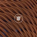 Picture of TWISTED CABLE 2X0,75 COV. POLYESTER COGNAC 242