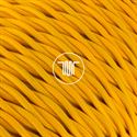 Picture of TWISTED CABLE 2X0,75 COV. POLYESTER YELLOW 2152R