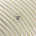 Picture of ROUND PVC CABLE 2X0,75 COV. RAYON IVORY 606