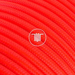 Picture of ROUND PVC CABLE 2X0,75 COV. POLYESTER FLUO ORANGE 2349